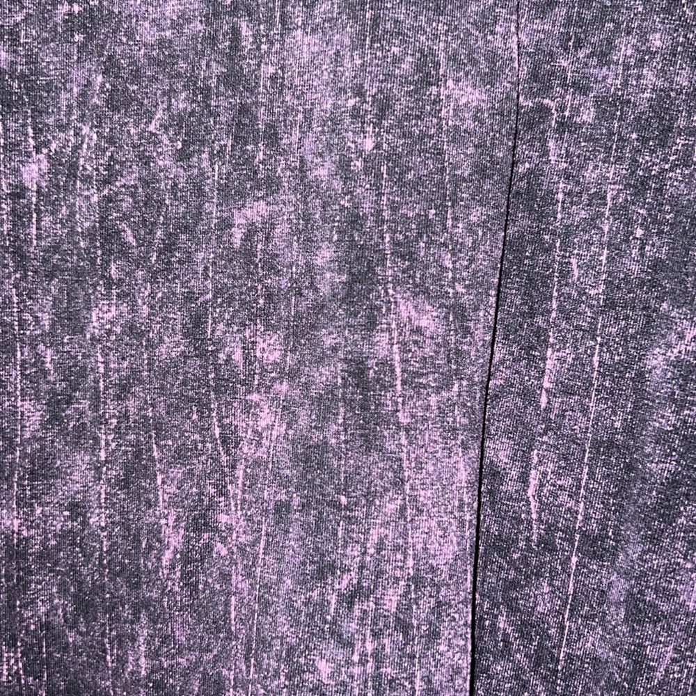Mineral washed purple long sleeve tunic - Picture 2 of 3